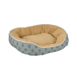 Flamingo Corvara Retangular Azul cama alcofa para cães