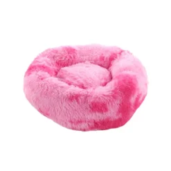 Flamingo Demi Redonda Rosa cama para cães e gatos