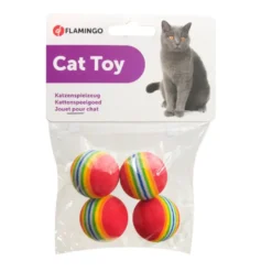 Flamingo Dony Bola multicolorida para gatos