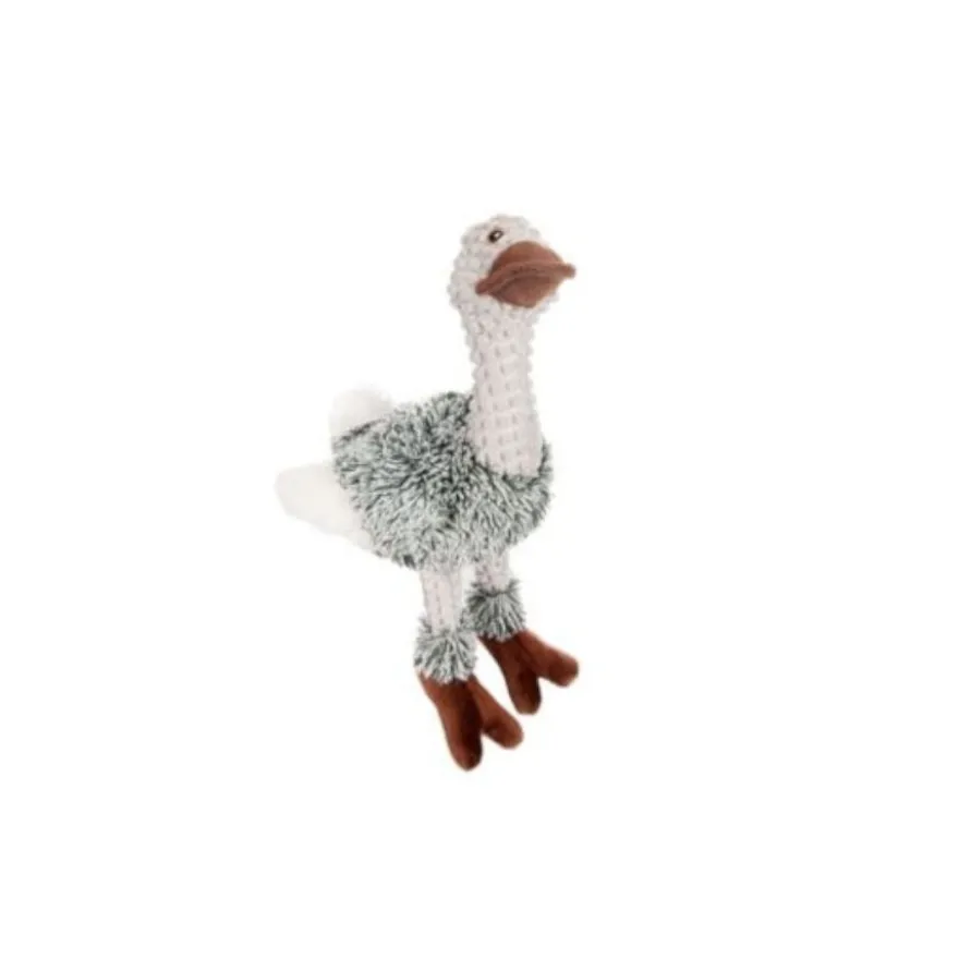 Flamingo Ema Cinza de Peluche para cães
