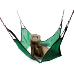 Flamingo Fleece rede de dormir para furões de tecido