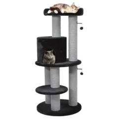 Flamingo Hattie Árvore Arranhador Preto para gatos