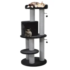 Flamingo Hattie Árvore Arranhador Preto para gatos