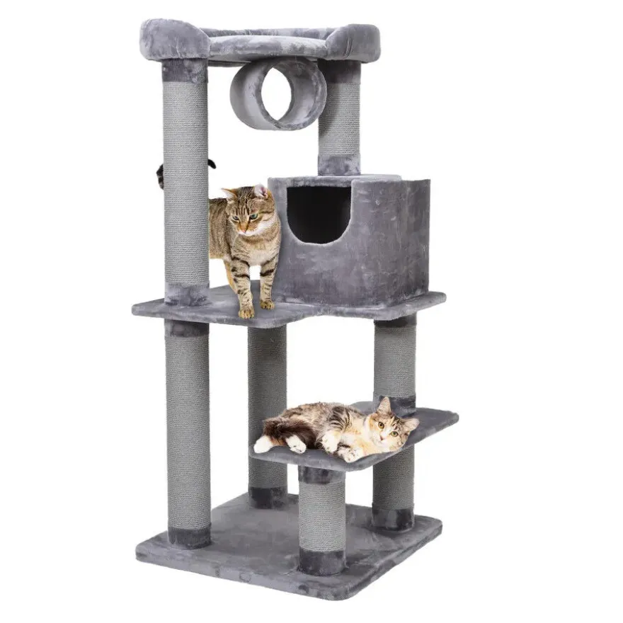 Flamingo Jessi Árvore Arranhador Cinzento para gatos