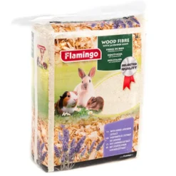 Flamingo Leito de Lascas de Madeira Aroma Lavanda para roedores