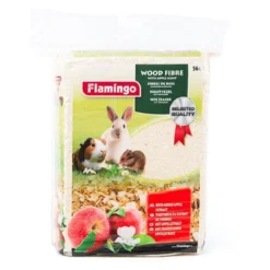Flamingo Leito de Lascas de Madeira Aroma Maçã para roedores