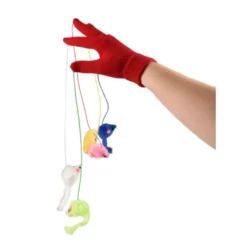 Flamingo Luva de brinquedo para gatos