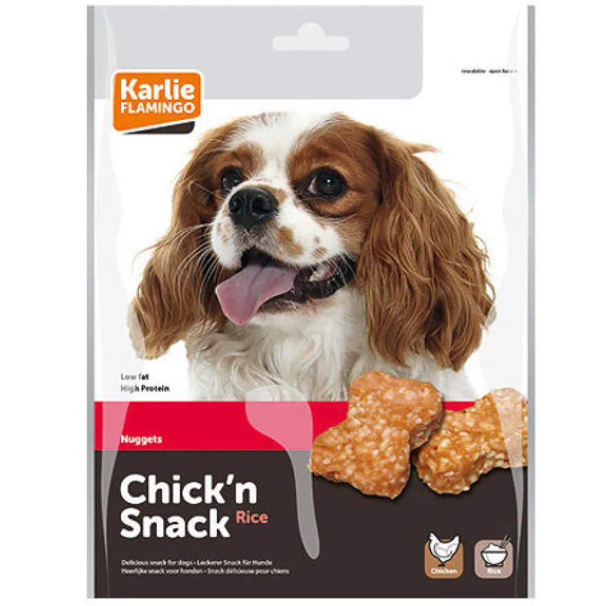 Flamingo Nuggest Karlie Frango para cães