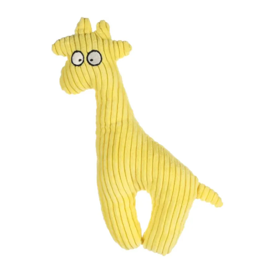 Flamingo Pebbles Girafa de Peluche Amarela para cães