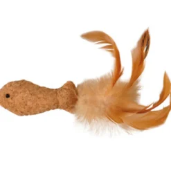 Flamingo Peixe de Cortiça Brinquedo para gatos