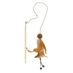 Flamingo Penken Cana com penas para gatos