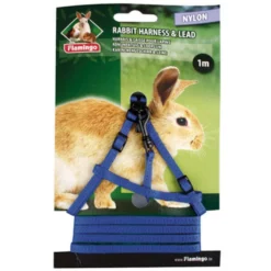Flamingo petral com correia para coelhos