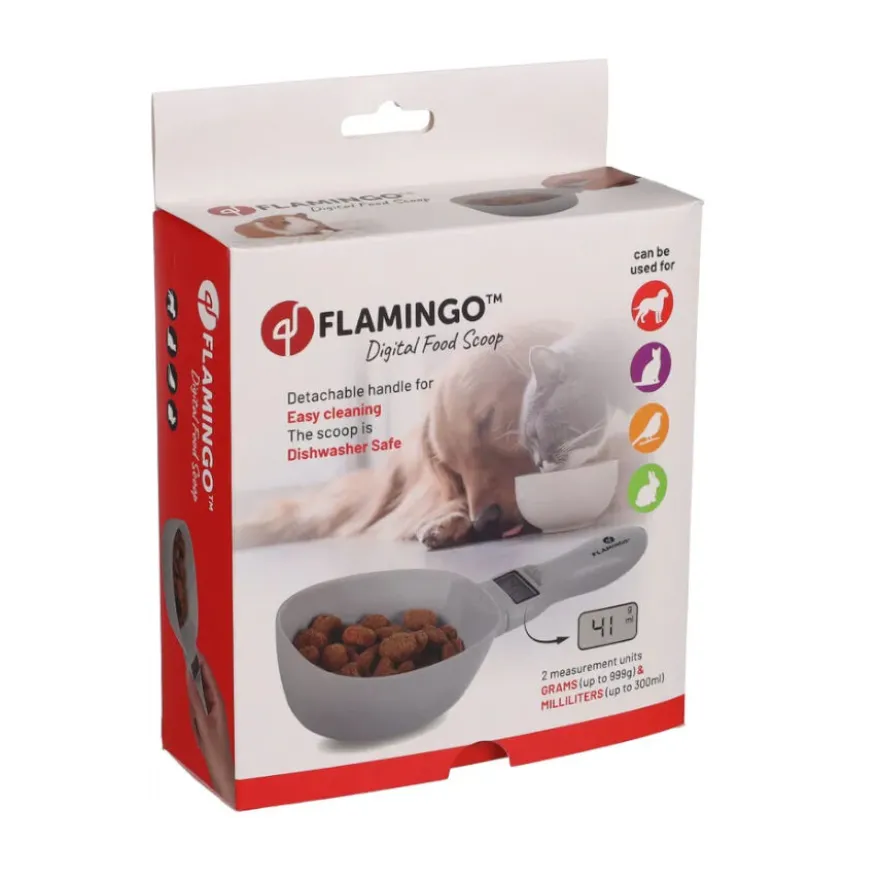 Flamingo Skalo Colher de medição digital para animais de estimação