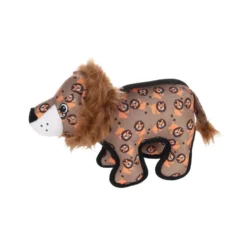 Flamingo Strong Stuff Leão de Peluche Castanho para cães