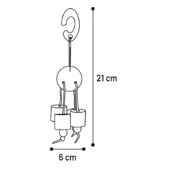 Flamingo Yalu Mistura Brinquedo Suspenso para roedores