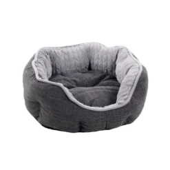Flamingo Zupo Octagonal Cinzenta Escura cama para cães e gatos