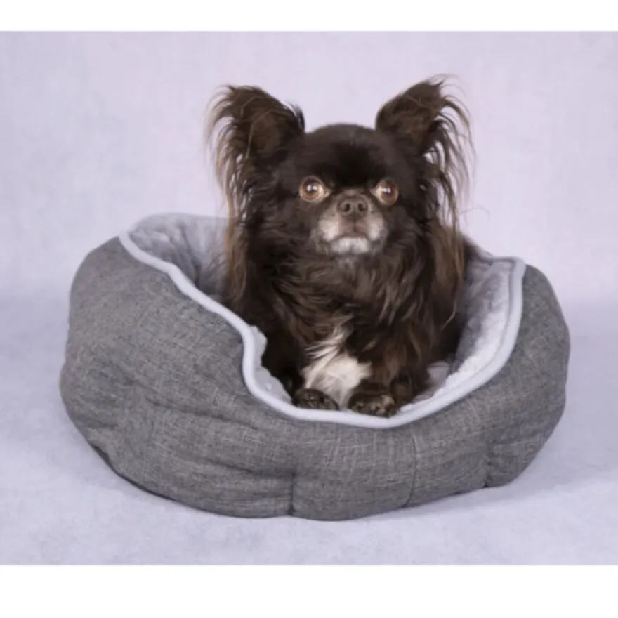 Flamingo Zupo Octagonal Cinzenta Escura cama para cães e gatos
