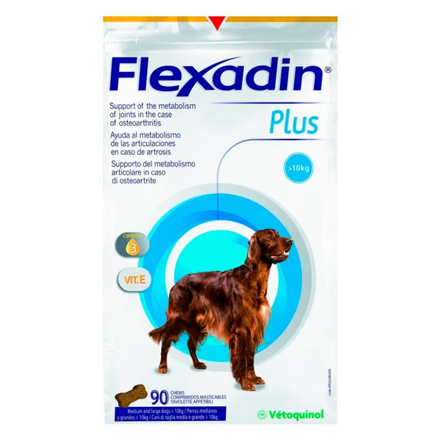 Flexadin Plus Condroprotetor para cães de raça média e grande
