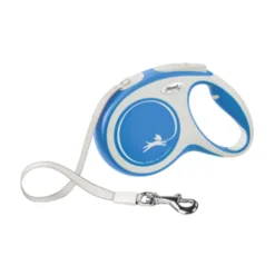 Flexi Correia New Comfort Trela extensível azul escura para cães