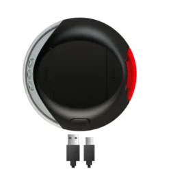 Flexi Lanterna de Luz Led Preta para trelas de cães