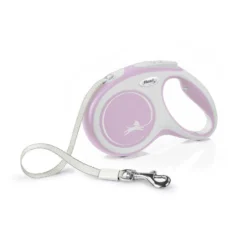 Flexi New Comfort Trela extensível cor-de-rosa para cães