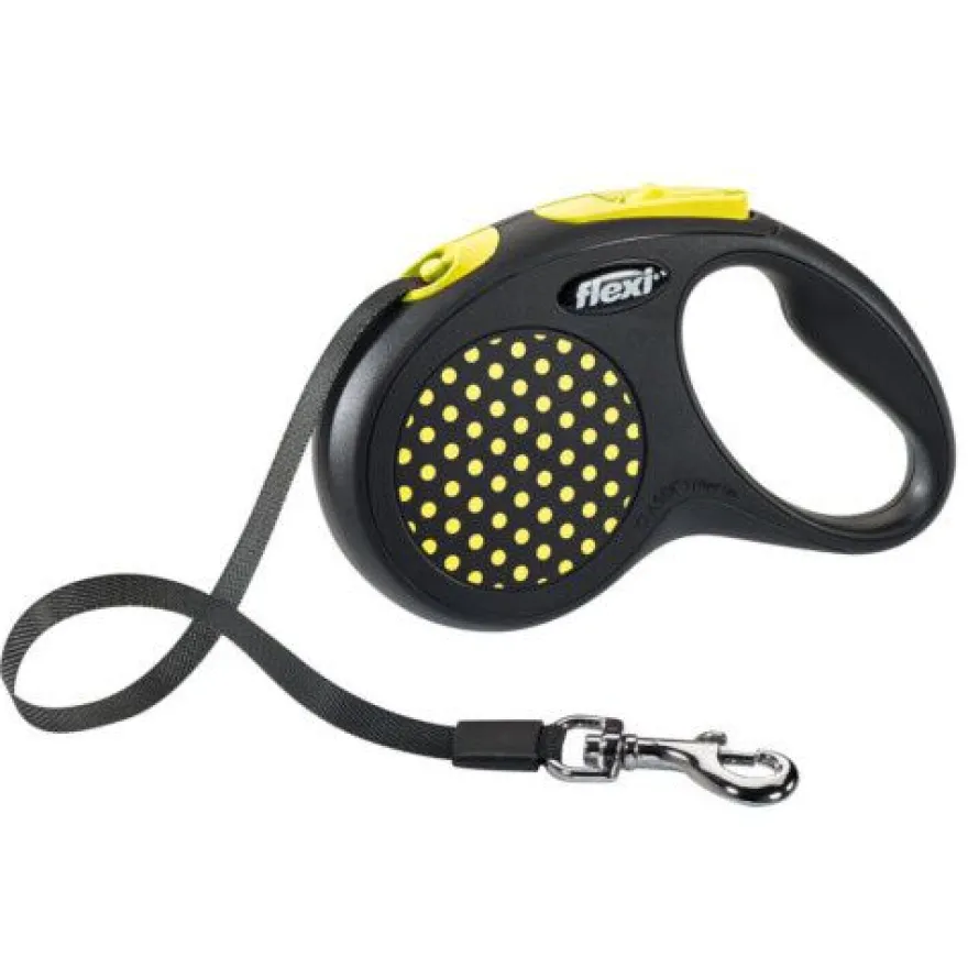 Flexi Trela Amarela para cães