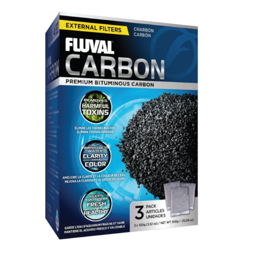 Fluval Premium Carvão Ativado para filtro externo de aquários