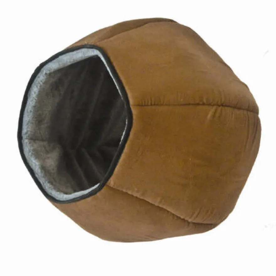 Freecat Pop Igloo castanho macio caverna para gatos
