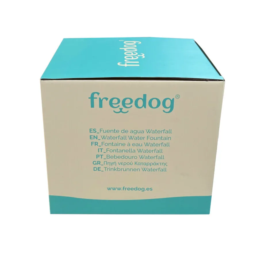 Freedog Freeflow Fonte Automática branca para cães
