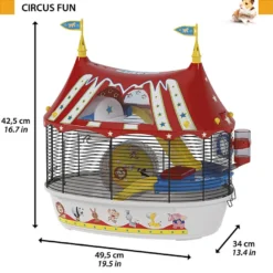 Gaiola Ferplast Circus para hamster