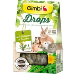 Gimbi Drops de dente de leão snack para roedores