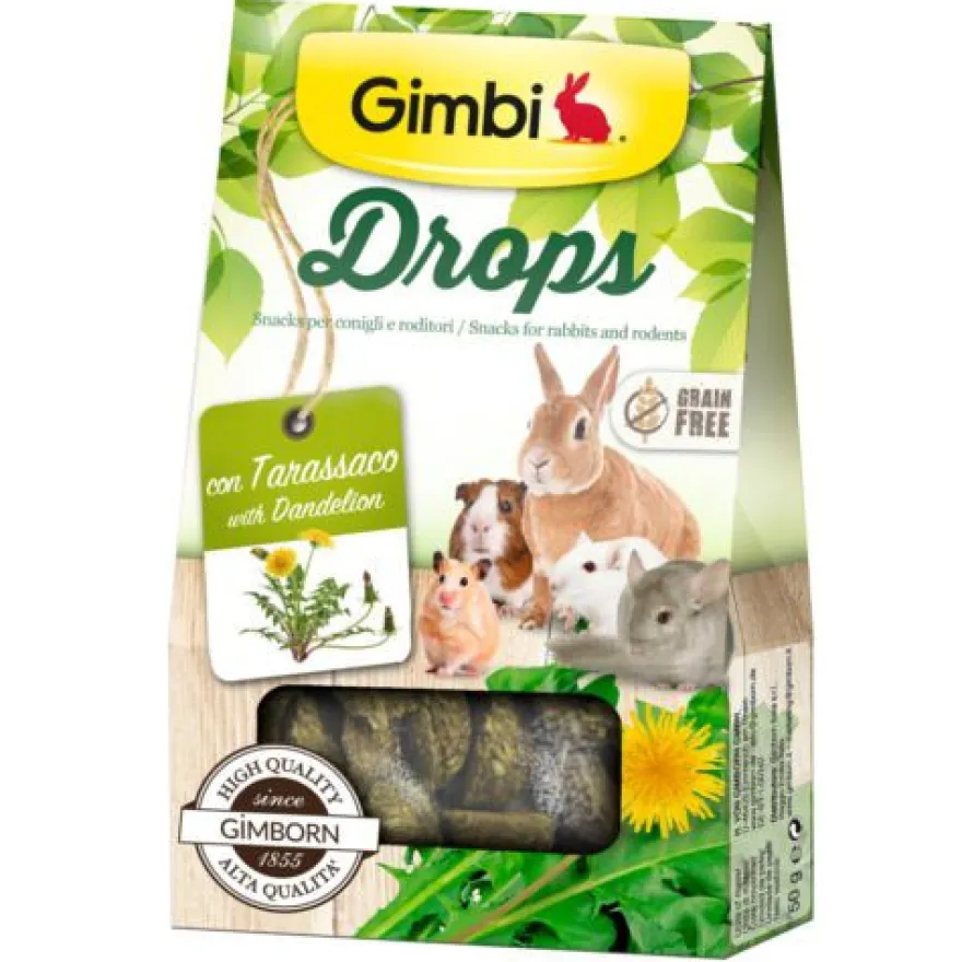 Gimbi Drops de dente de leão snack para roedores