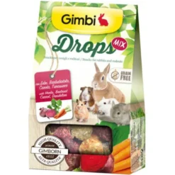 Gimbi Drops Mix Doces para roedores