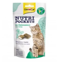 Gimcat Biscoitos Nutri Pockets Menta para gatos