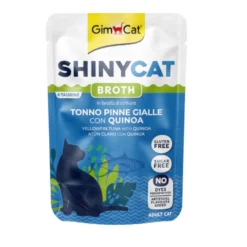 GimCat Comida húmida de Atum e Quinoa em caldo em saqueta para gatos