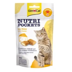 Gimcat Nutri Pockets Snacks de queijo para gatos
