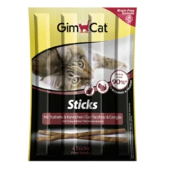 Gimcat Palitos de Peru e Coelho para gatos
