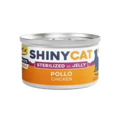 GimCat Shiny Cat Comida húmida de Frango em gelatina em lata para gatos