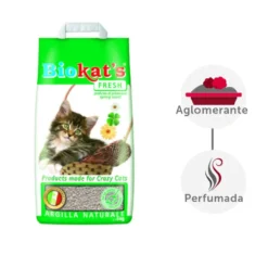 GimPet Biokat’s Fresh areia de aglomeração para gatos