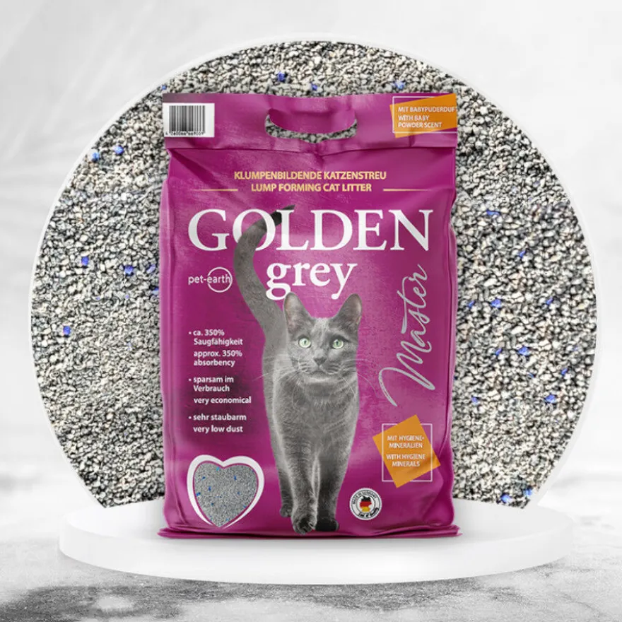 Golden Grey Master Areia Aglomerante para gatos