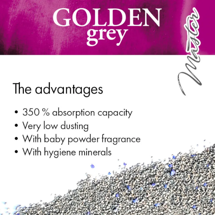 Golden Grey Master Areia Aglomerante para gatos