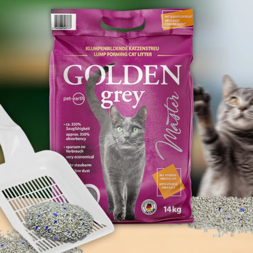 Golden Grey Master Areia Aglomerante para gatos