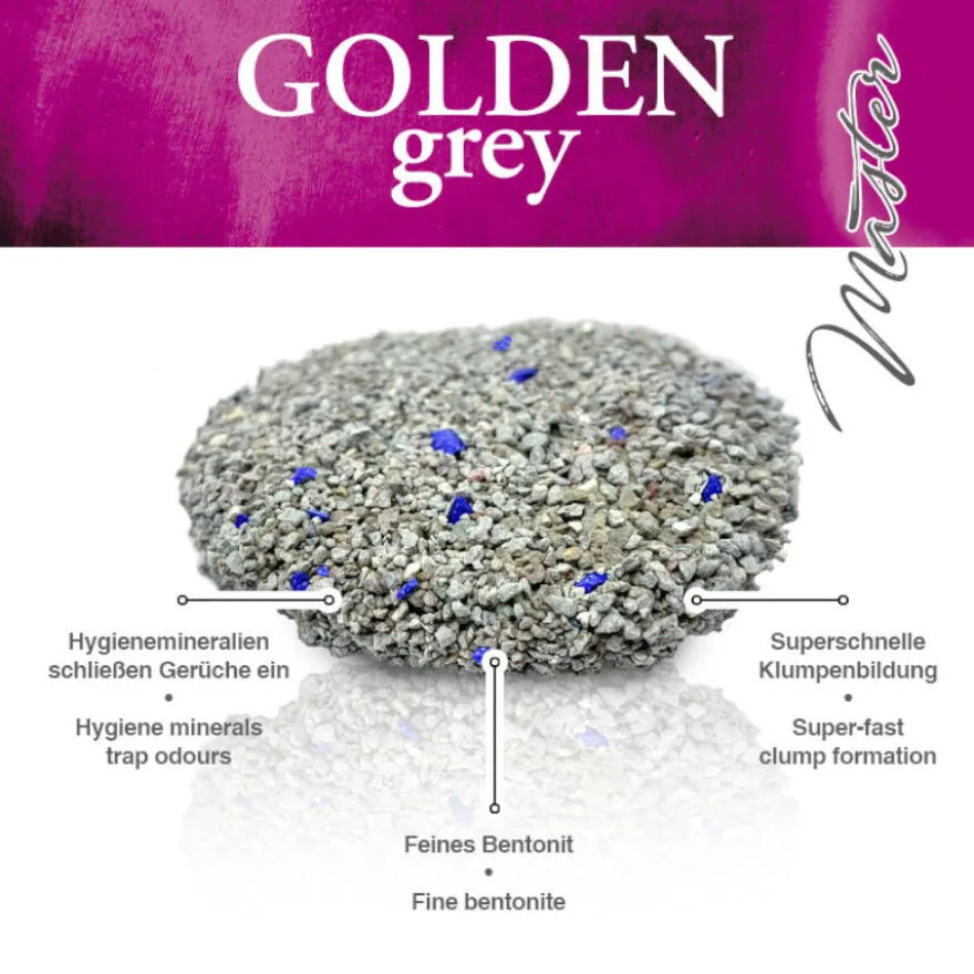 Golden Grey Master Areia Aglomerante para gatos