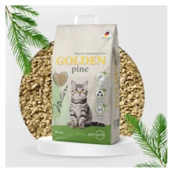 Golden Grey Pine Clumping Cat Litter