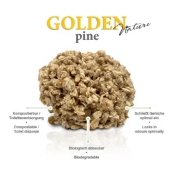 Golden Grey Pine Clumping Cat Litter