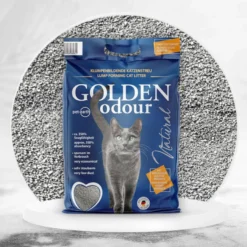 Golden Odour Areia Aglomerante Absorve Odores para gatos