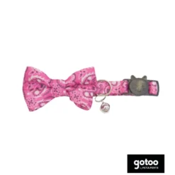 Gotoo Coleira com guizo rosa para gatos