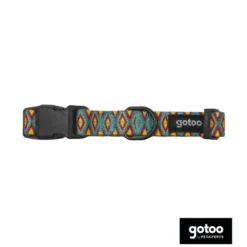 Gotoo Coleira estampada colorida para cães