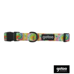 Gotoo Coleira estampada tie die para cães