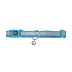 Gotoo Coleira nylon azul para gatos